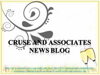 cruse and associates news blog, World Intellectual Property Day