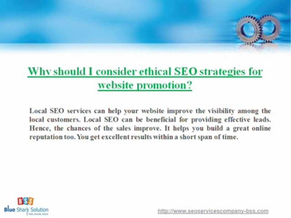 Why should I consider ethical SEO strategies for website promotion?