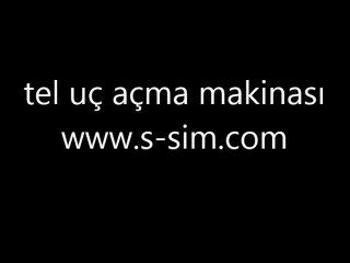 TEL UÇ AÇMA MAKİNASI www.s-sim.com