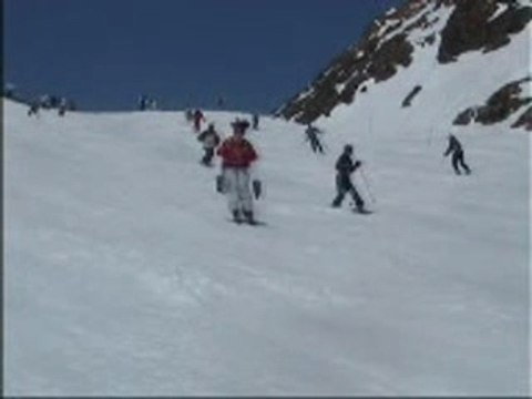 snowblade à l'alpes d'huez