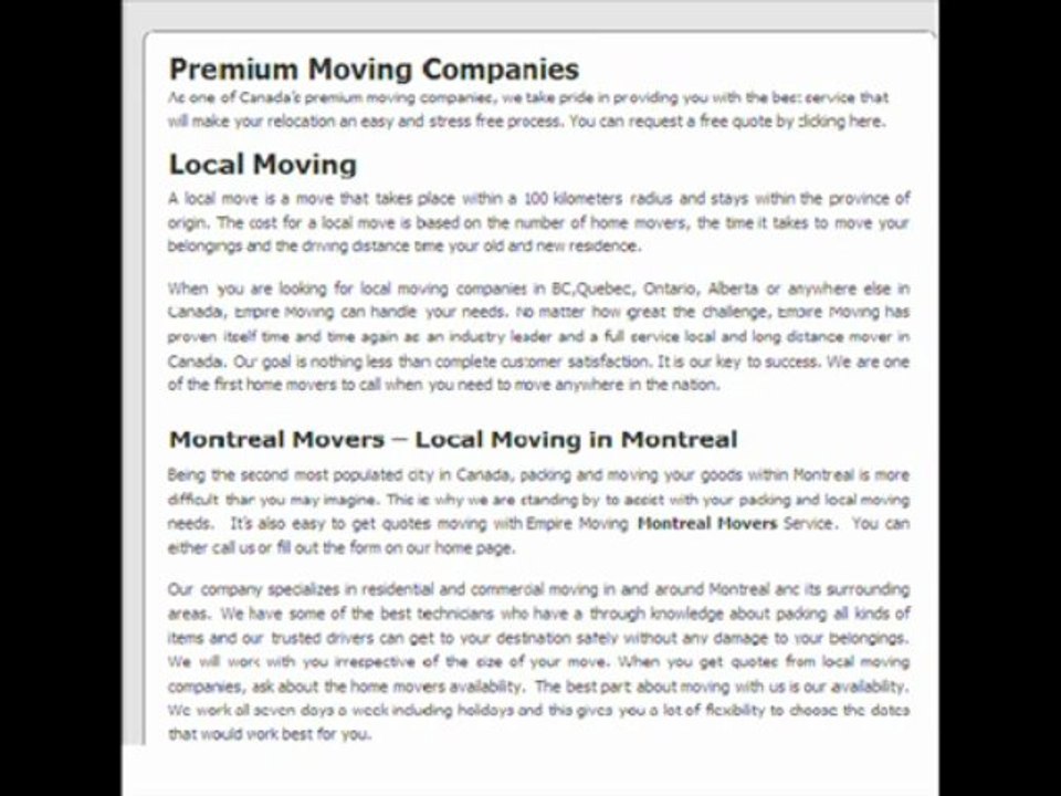 Enjoy safe and affordable moving services