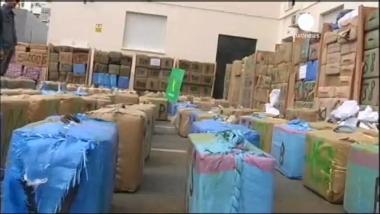 Hashish, sequestro record in Spagna