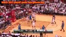 Oklahoma City Thunder vs Houston Rockets 2013 Playoffs game 4 Stream
