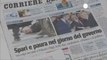 Italy's new prime minister visits police officer shot...