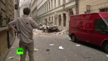 Video: Aftermath of massive Prague blast