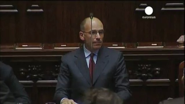 Italia, il premier Letta alla Camera per il voto di fiducia