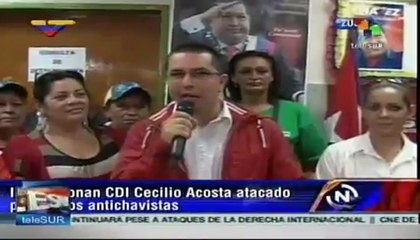 Vicepresidente de Venezuela visitó el CDI Cecilio Acosta