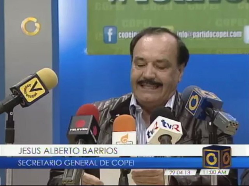 Copei apoya a Henrique Capriles en la decisión de no participar en el proceso de auditoria