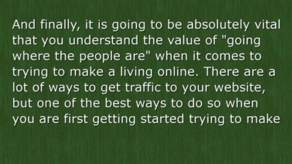 Three Keys To Making Money Online