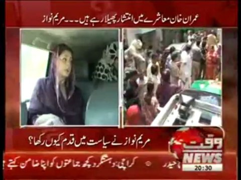 8pm with Fareeha Idrees (Exclusive Interview with Mayram Nawaz Sharif) 29 April 2013