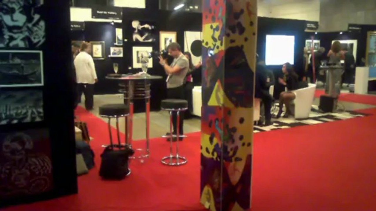 ArtMonaco'13 - installation Totem - Chantal Cavenel Ava-Poam