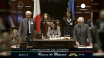 New Italian cabinet gets first green light