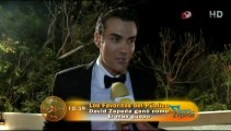 David Zepeda @davidzepeda1 agradece a sus seguidores por el premio al 