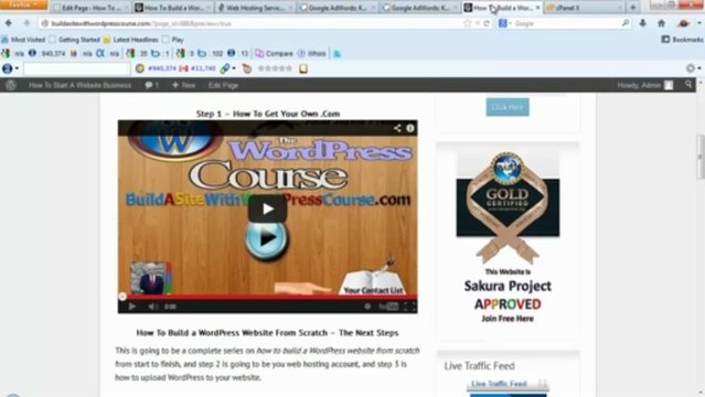 How To Build a Wordpress Website From Scratch - Get Your Own Domain Email