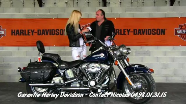 HARLEY DAVIDSON SOFTAIL HERITAGE occasion VAR- Modèle 2004 bleu - HD TOULON
