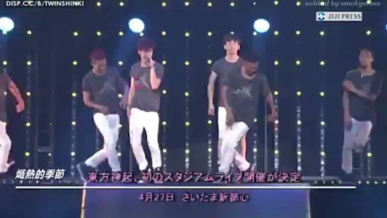 [TWINSHINKI中字] 130430 東方神起 TIME 日巡新聞 JIJIPRESS