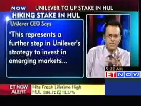 Unilever to Raise Stake in HUL in $54 Billion Offer