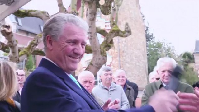 Pose de la première pierre de l'école de musique et de danse d'Enghien