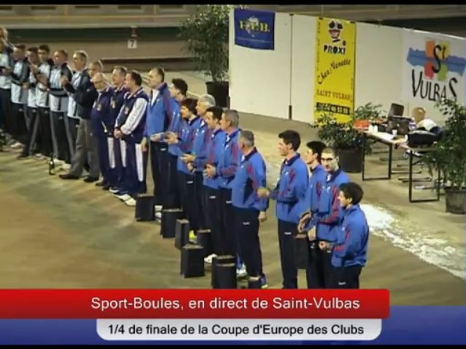 Présentation, Coupe d'Europe 2013, Quarts finale Saint-Vulbas contre Hrast