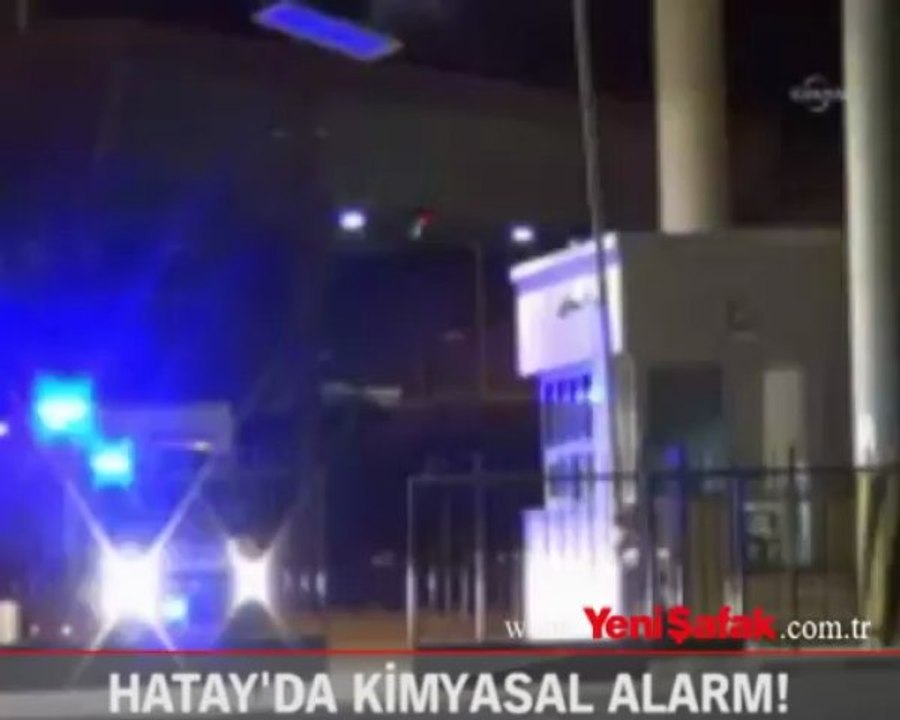 Hatay'da kimyasal alarm!