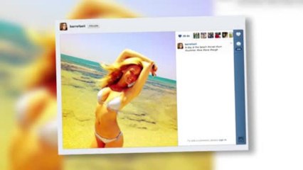Bar Refaeli dévoile son ventre plat dans un bikini à volant