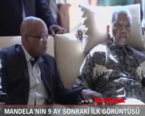 Mandela'nın 9 ay sonraki ilk görüntüleri yayınlandı