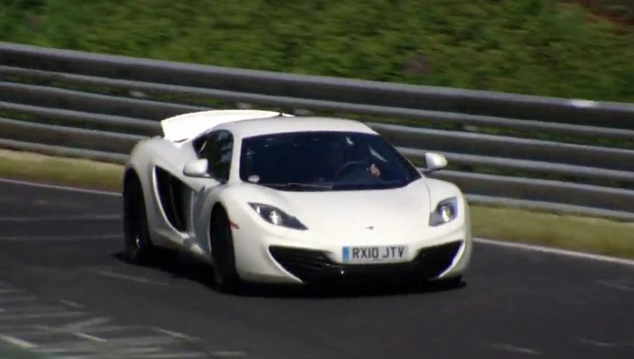 Test de la McLaren MP4-12C sur le Nürburgring