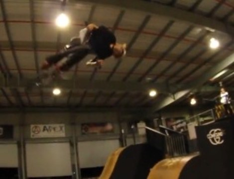 Aaran Selway - Aussie Roll - First Double Backflip 360 ever! - BMX - 2013