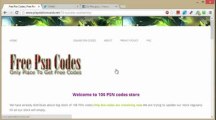 Free PSN codes-No more psn code generator 2013-pas plus Generateur de code psn 2013