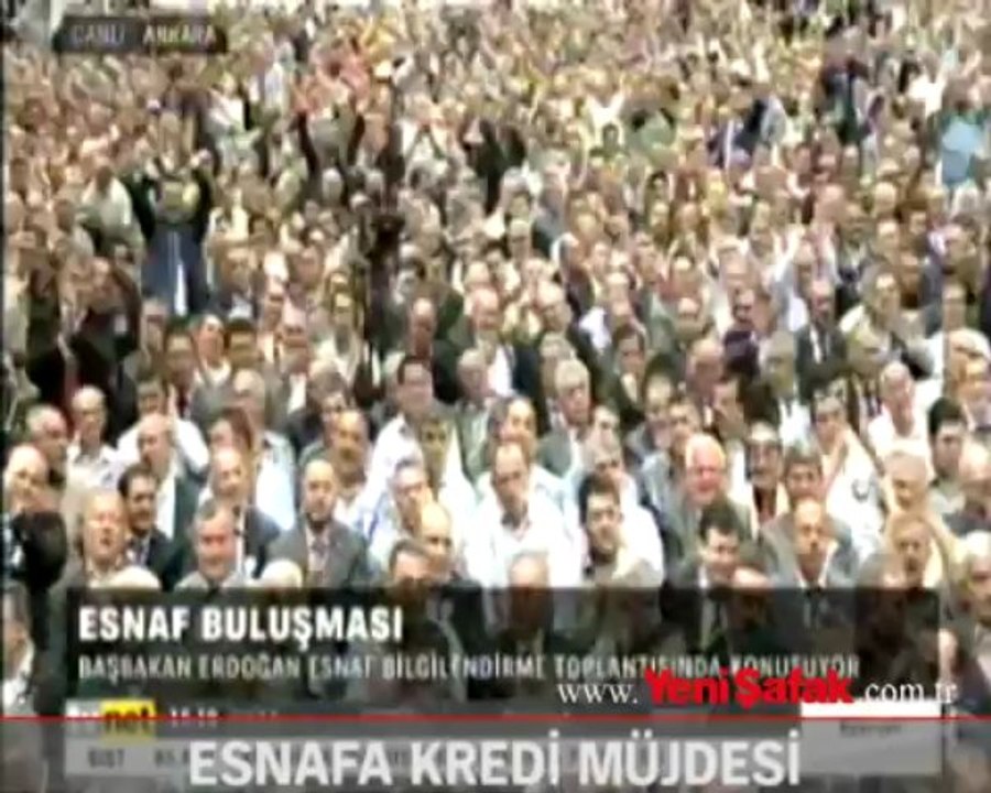 Erdoğan'dan esnafa kredi müjdesi!
