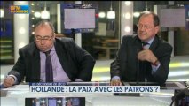 Hollande : la paix avec les patrons ? dans Les décodeurs de l'éco - 29 avril 5/5