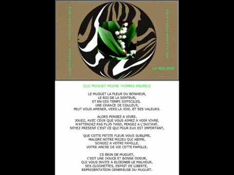 ©LE MUGUET POEME THOMAS ANDRE PHOTO-PEINTURE MARTINE ANCIAUX©