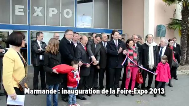 Marmande inauguration de la foire-expo 2013