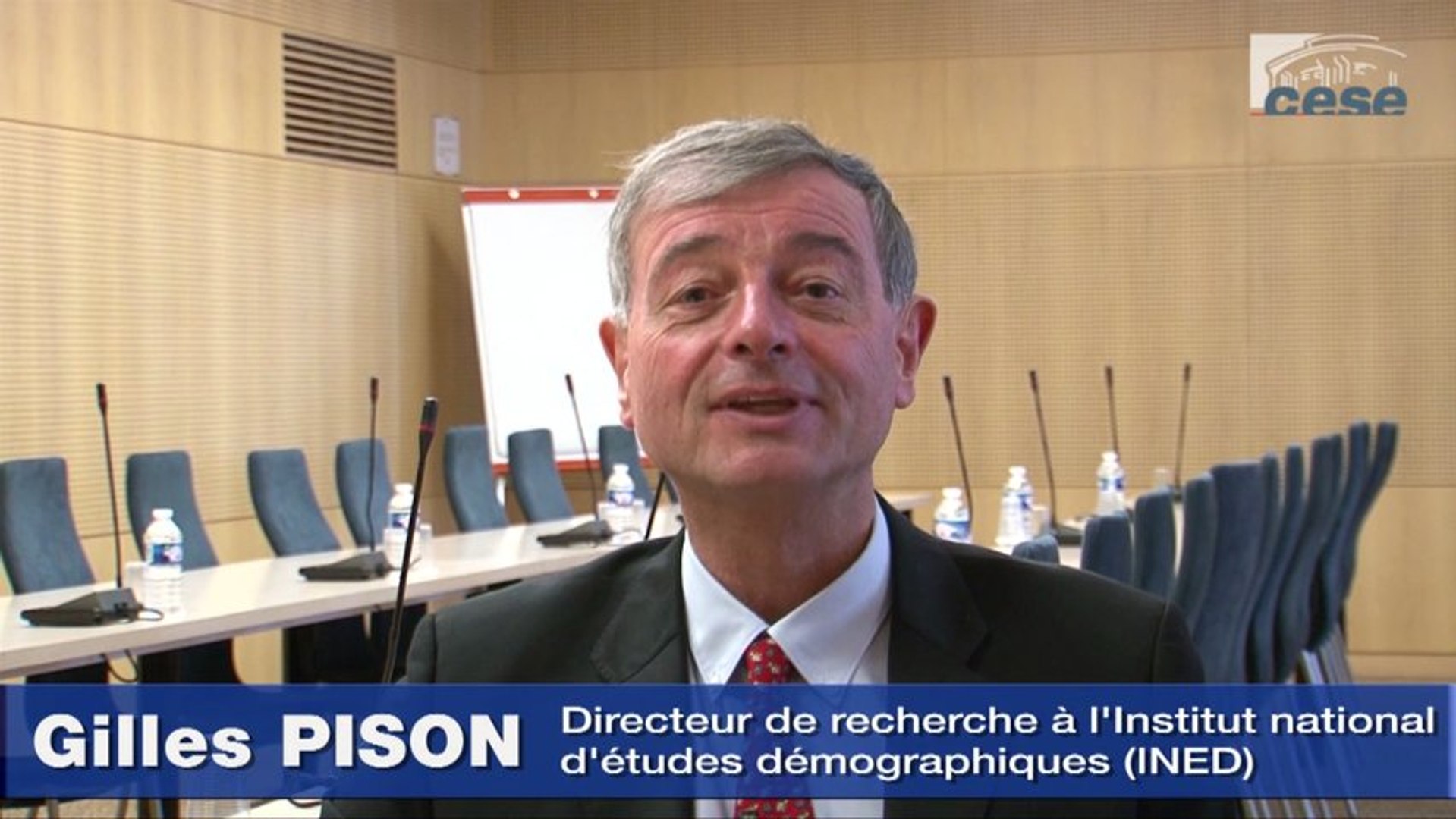 Interview de Gilles Pison - cese - Vidéo Dailymotion