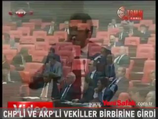 CHP'li ve AKP'li vekiller  birbirine girdi
