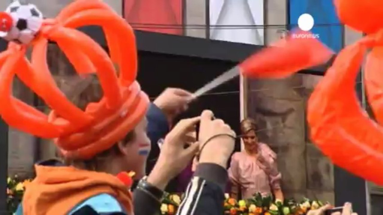 Party time in party town as Dutch celebrate new king