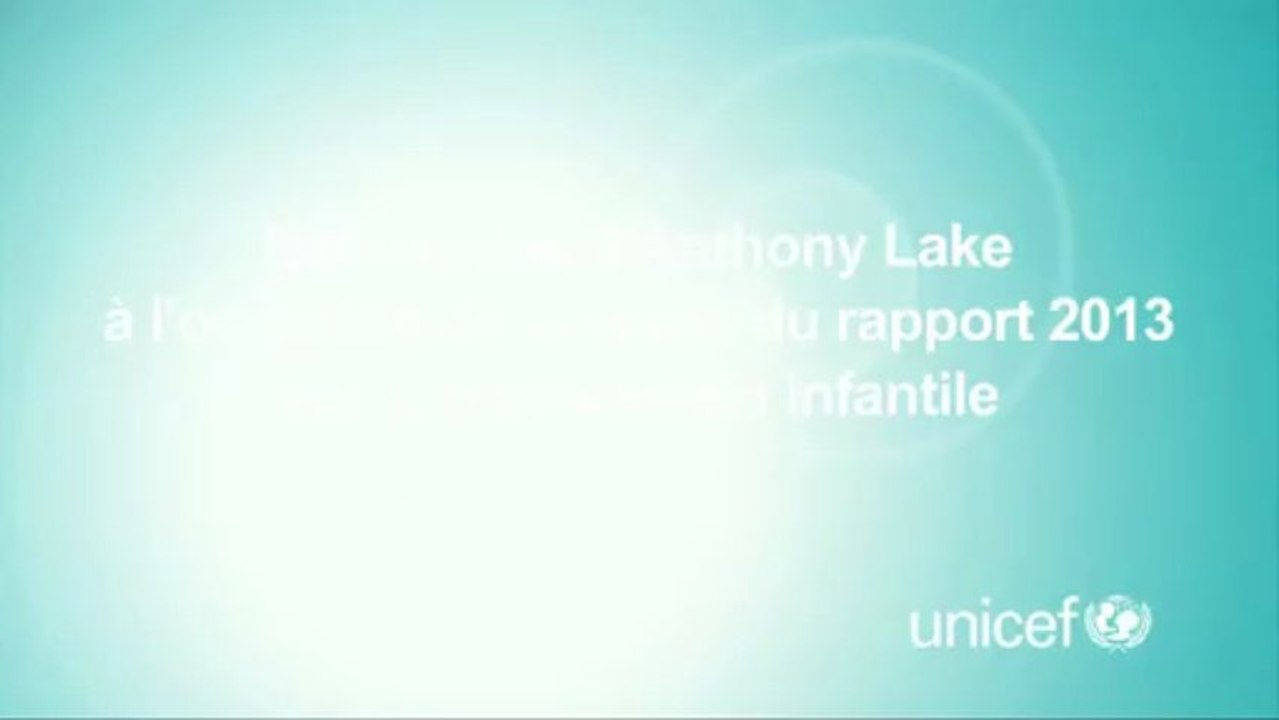 Anthony Lake : les 1000 jours clés pour lutter contre la malnutrition