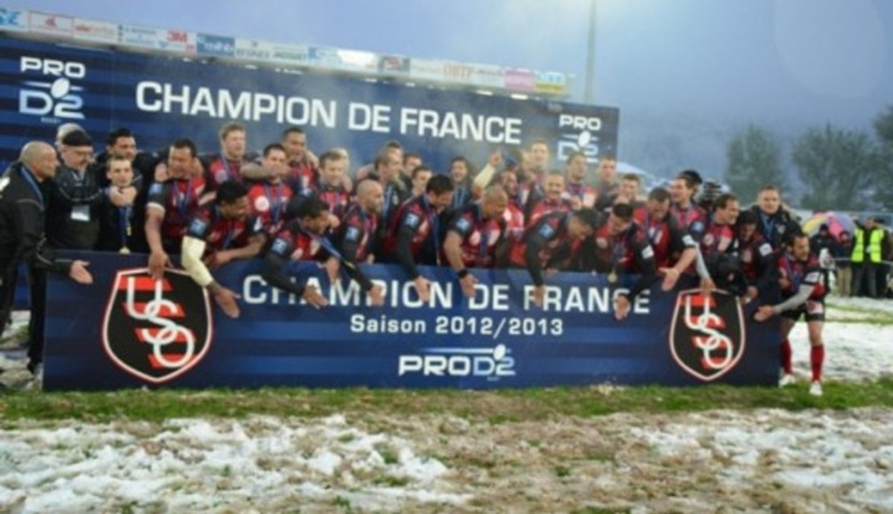 Oyonnax : Remise du Bouclier au Champion de France de PRO D2 2013