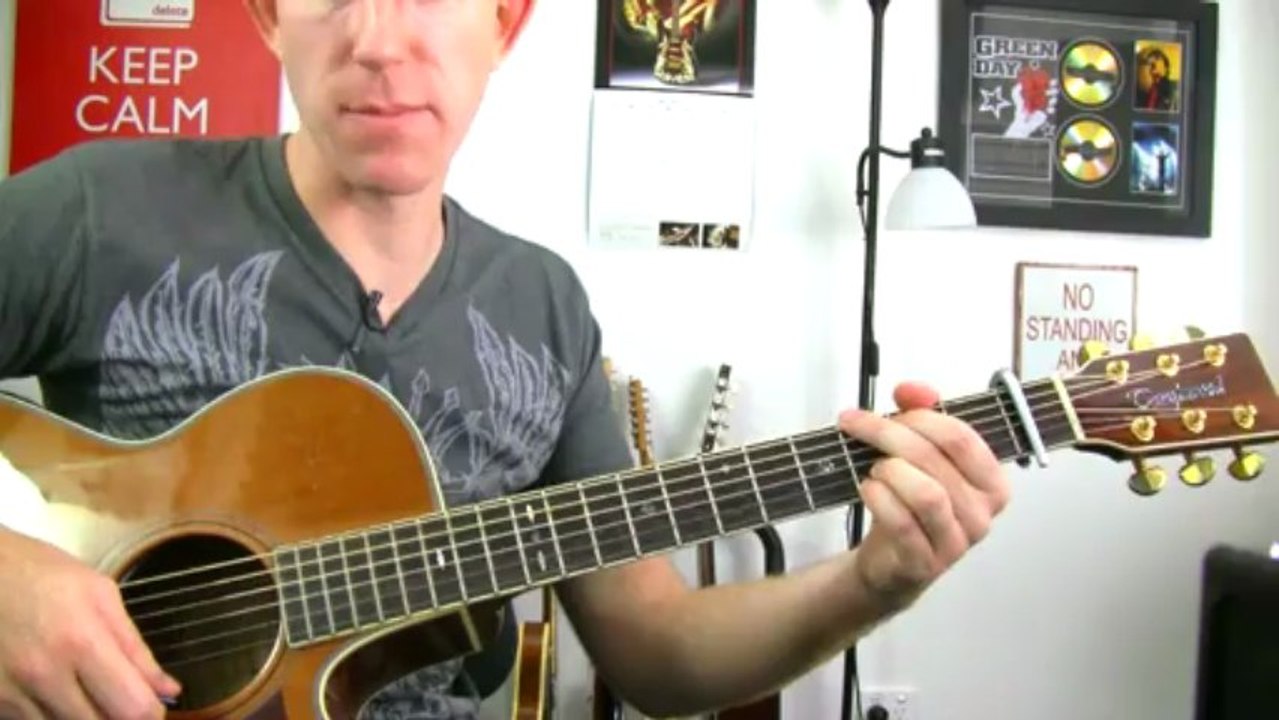 Guitar Lesson - Just Like Jesse James - Cher ★ How To Play Acoustic Instructional Tutorial pt2