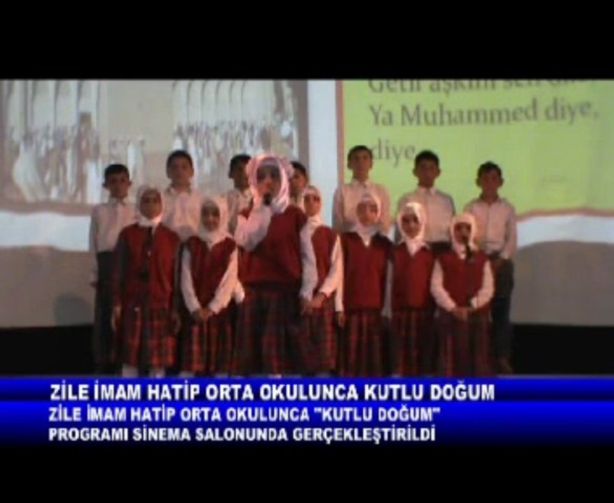 ZİLE İMAM HATİP ORTA OKULUNCA KUTLU DOĞUM PROGRAMI DÜZENLENDİ