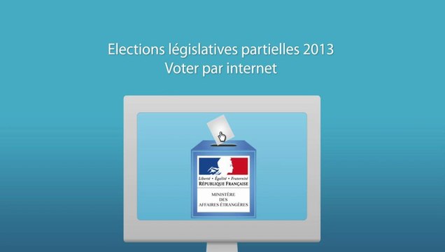 Elections législatives partielles 2013 - Guide du vote par internet