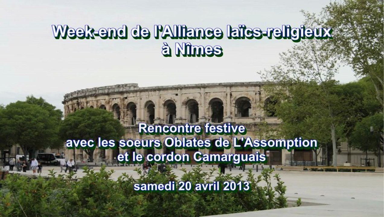 Laîcs-religieux - programme de formation-soirée détente à Nîmes