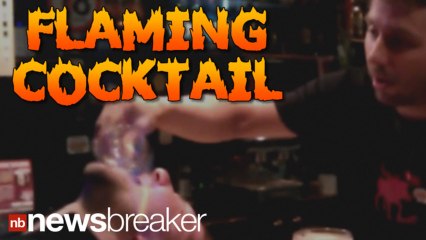SHOCKING VIDEO: Bar Patron Gets Flaming Cocktail Poured on His Face