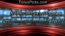 Denver Nuggets versus Golden St Warriors Pick Prediction NBA Playoffs Game 5 Odds Preview 4-30-2013