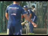 Mumbai Indians in practice session