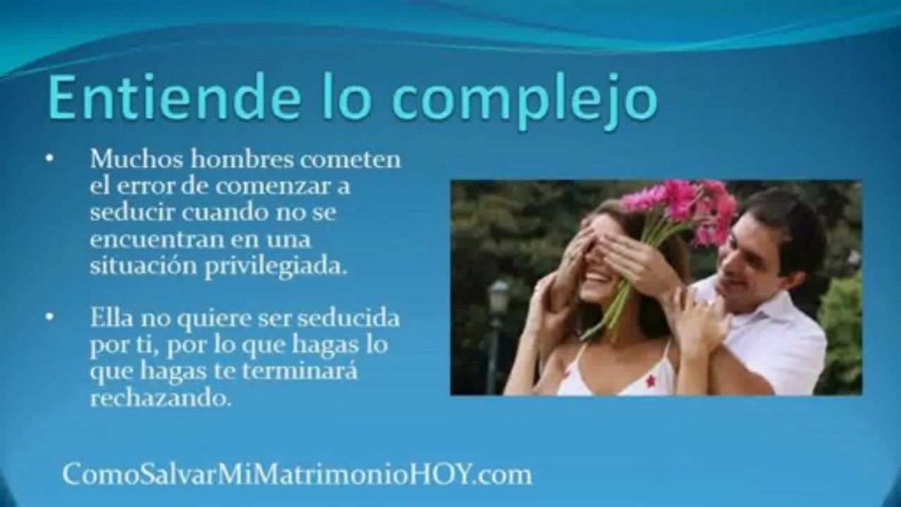 Como seducir a mi esposa