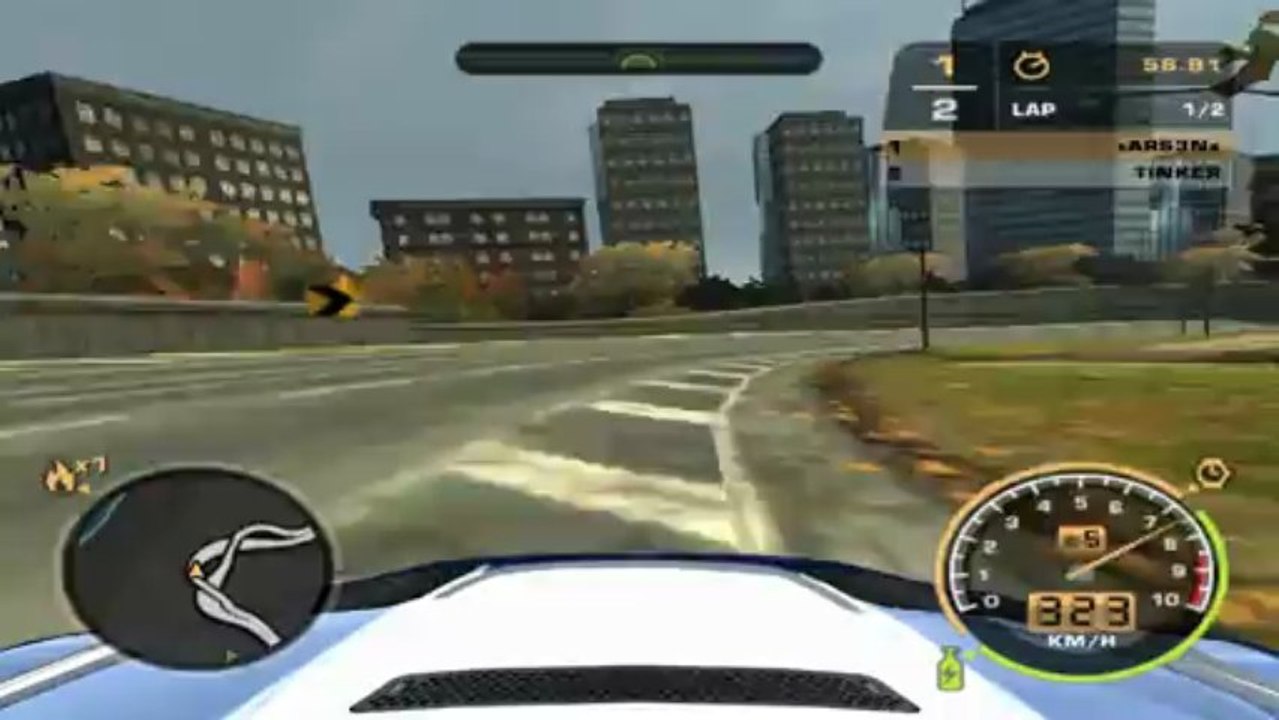 NFS MW City Perimeter 2 Laps