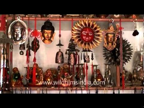 Karmic connection in Ladakh! Buddhist symbols store!