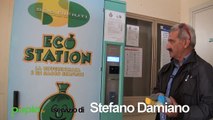 Gricignano (CE) - Differenziata, il distributore automatico di sacchetti (30.04.13)