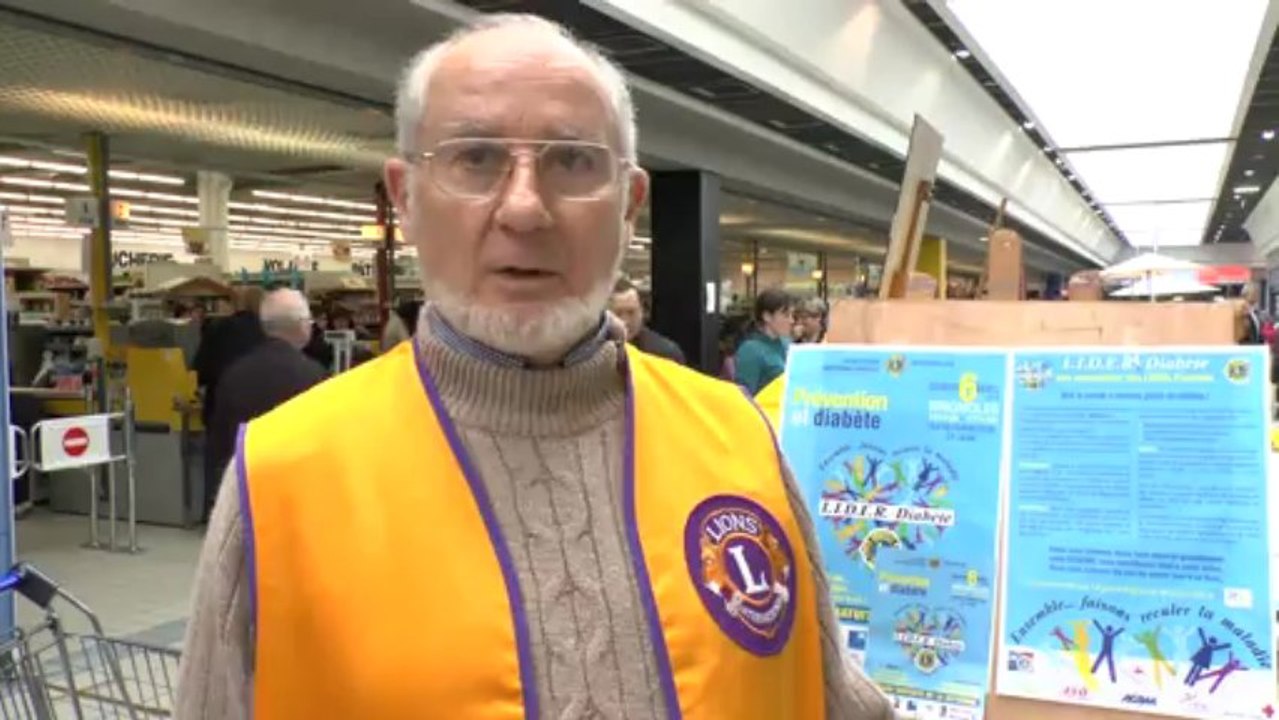 lider diabète, Lion's club de Brignoles